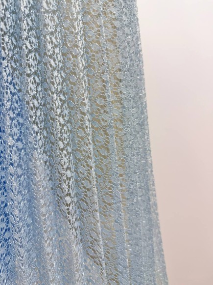 Гофре классика Гипюр голубой Гофре классика Гипюр голубой