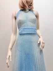 Гофре классика Гипюр голубой Гофре классика Гипюр голубой