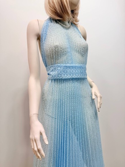 Гофре классика Гипюр голубой Гофре классика Гипюр голубой