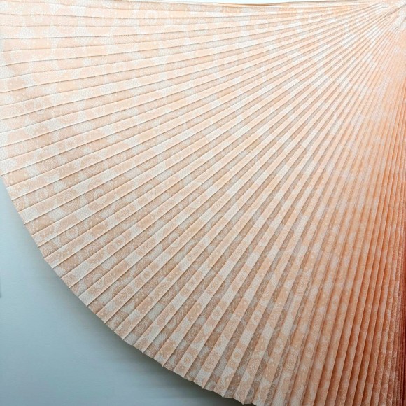 Гофре классика Жаккард персиковый Гофре классика Жаккард персиковый