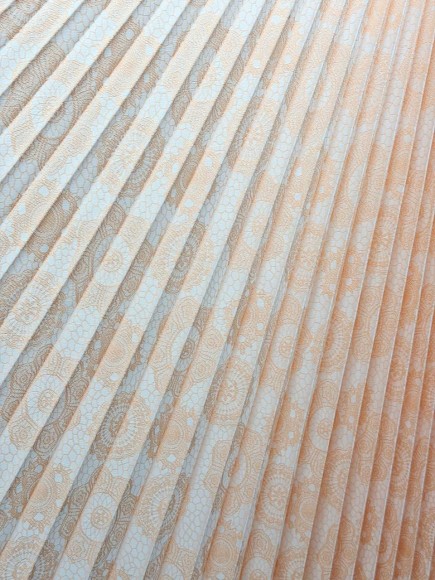 Гофре классика Жаккард персиковый Гофре классика Жаккард персиковый