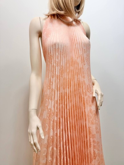 Гофре классика Жаккард персиковый Гофре классика Жаккард персиковый