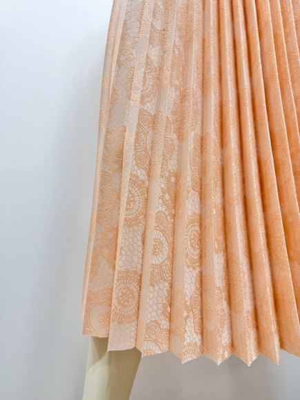 Гофре классика Жаккард персиковый Гофре классика Жаккард персиковый