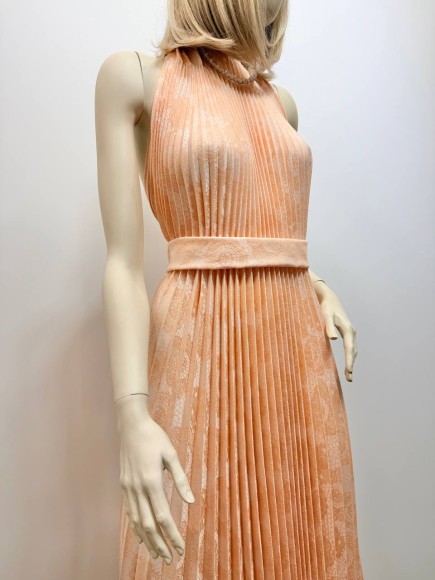 Гофре классика Жаккард персиковый Гофре классика Жаккард персиковый