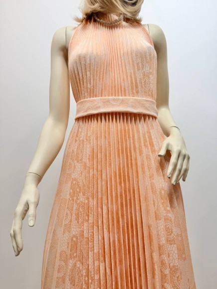 Гофре классика Жаккард персиковый Гофре классика Жаккард персиковый