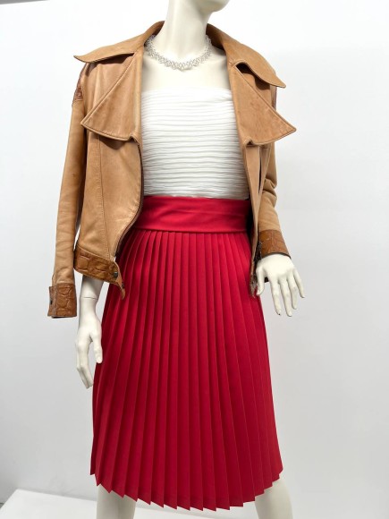 Плиссе купон Красный