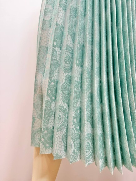 Гофре классика Жаккард мята Гофре классика Жаккард мята