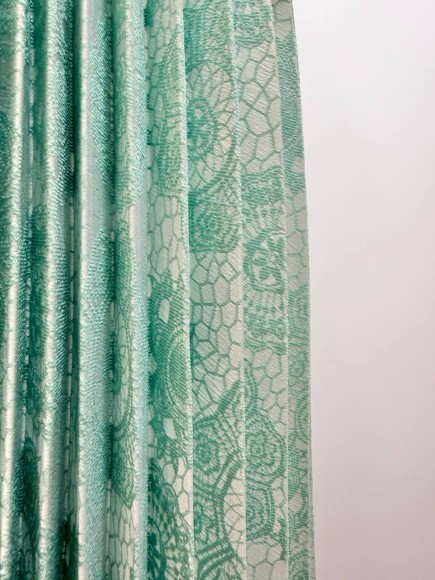 Гофре классика Жаккард мята Гофре классика Жаккард мята