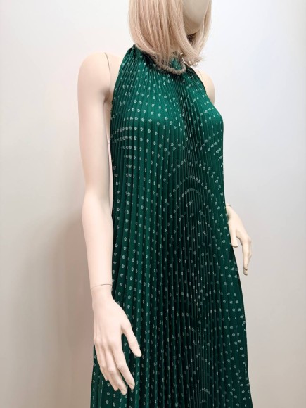 Гофре классика Кост. зеленый в розу Гофре классика Кост. зеленый в розу