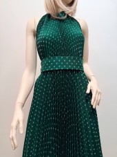 Гофре классика Кост. зеленый в розу Гофре классика Кост. зеленый в розу