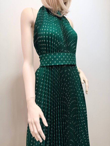 Гофре классика Кост. зеленый в розу Гофре классика Кост. зеленый в розу