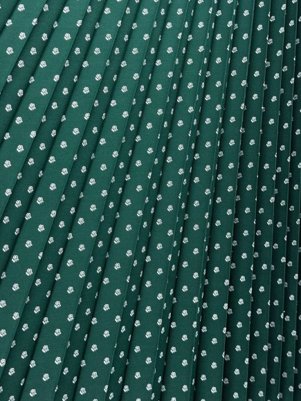 Гофре классика Кост. зеленый в розу Гофре классика Кост. зеленый в розу