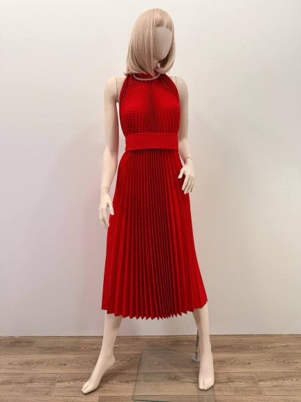 Гофре классика Кост. красный в горох Гофре классика Кост. красный в горох