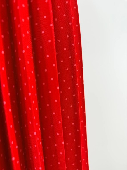 Гофре классика Кост. красный в горох Гофре классика Кост. красный в горох