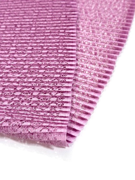 Плиссе 5 мм Гипюр лаванда