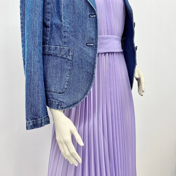 Гофре классика Шифон лаванда