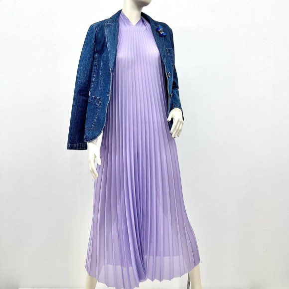 Гофре классика Шифон лаванда