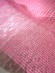 Плиссе 5 мм Гипюр розовый
