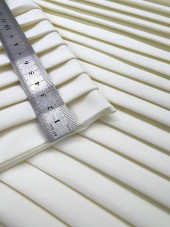Плиссе 1.5см Костюмная молочная