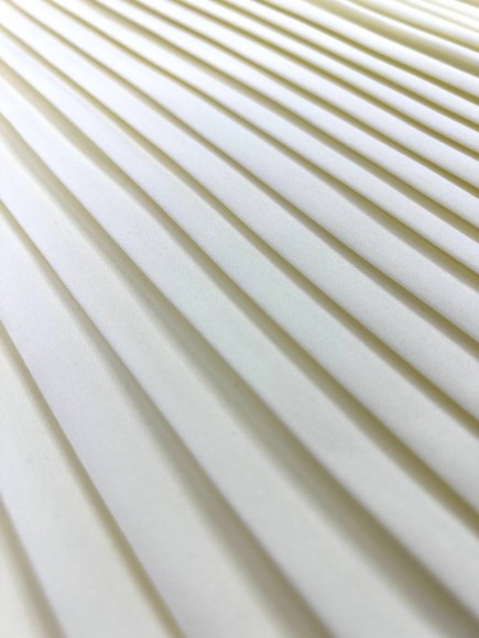 Плиссе 1.5см Костюмная молочная