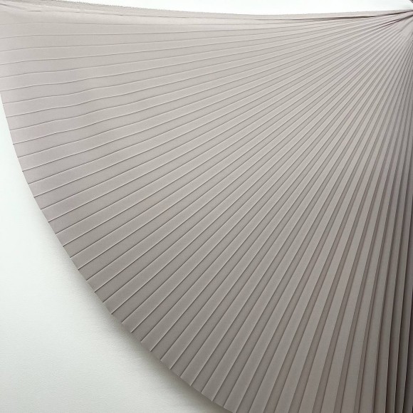 Гофре классика Креп-шифон серый тонкий