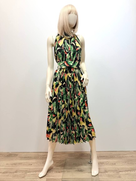 Гофре классика Габардин листья темные Гофре классика Габардин листья темные