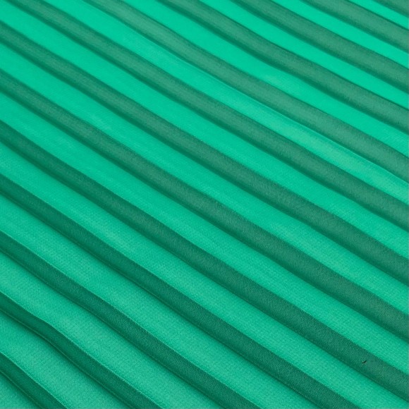 Плиссе 1см Шифон Жемчужная зелень