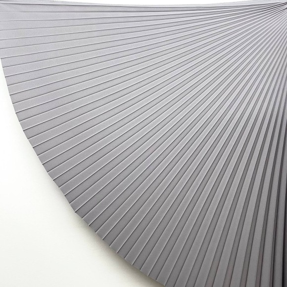 Гофре классика Креп-шифон серый плотный