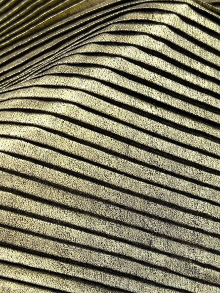 Плиссе 8мм Плательная золотистая