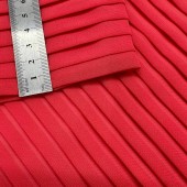 Плиссе 1см Шифон Алый персик