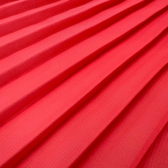 Плиссе 1см Шифон Алый персик