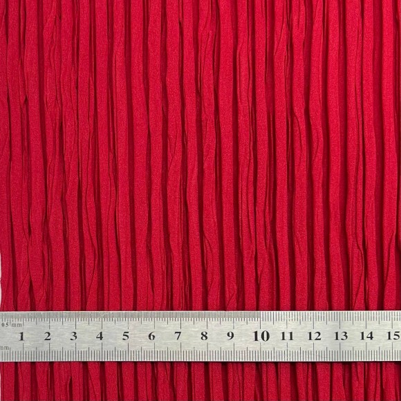 Складка Жатка Box Креп-шифон красный Складка Жатка Box Креп-шифон красный