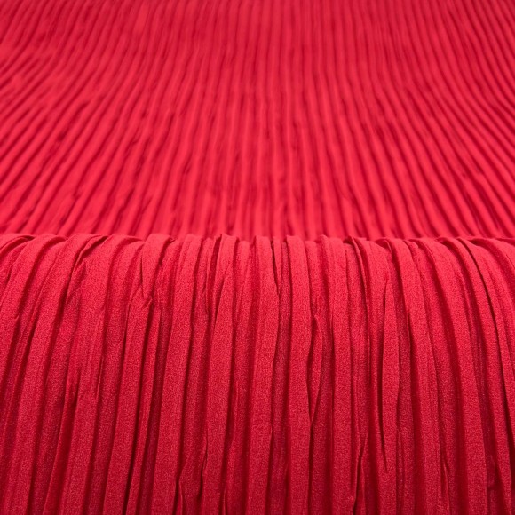 Складка Жатка Box Креп-шифон красный Складка Жатка Box Креп-шифон красный