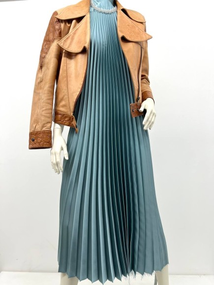 Гофре классика Армани бирюзовый