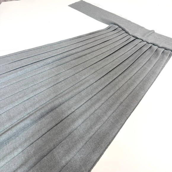 Плиссе коническое Костюмная серая