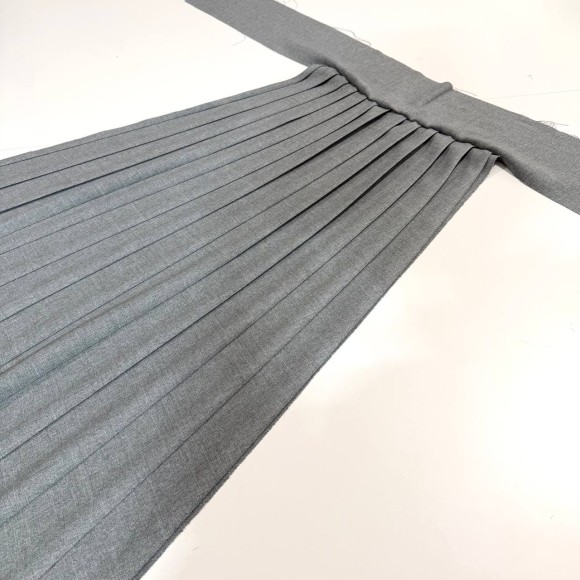 Плиссе коническое Костюмная серая