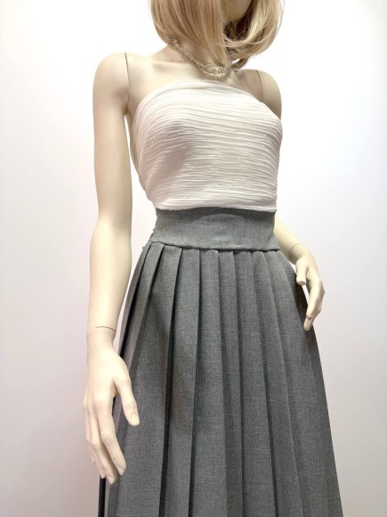 Плиссе коническое Костюмная серая