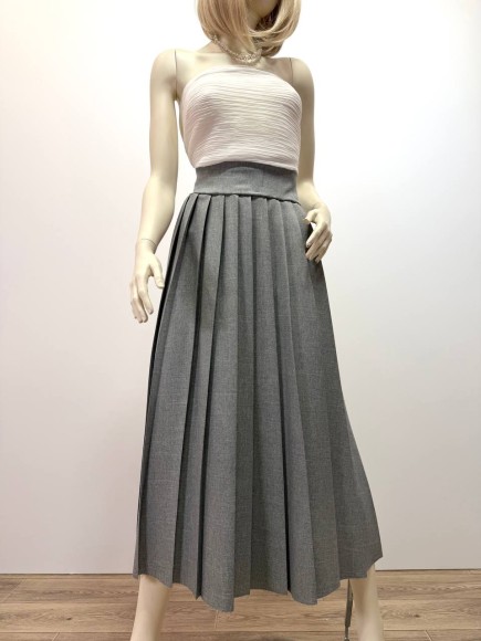 Плиссе коническое Костюмная серая