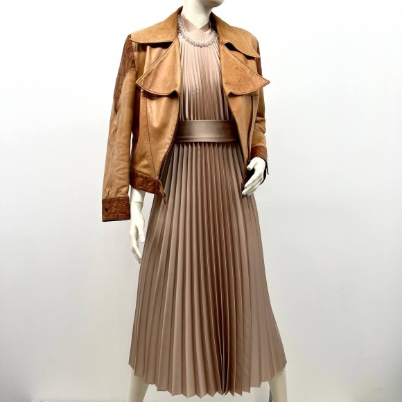 Гофре классика Армани карамельный