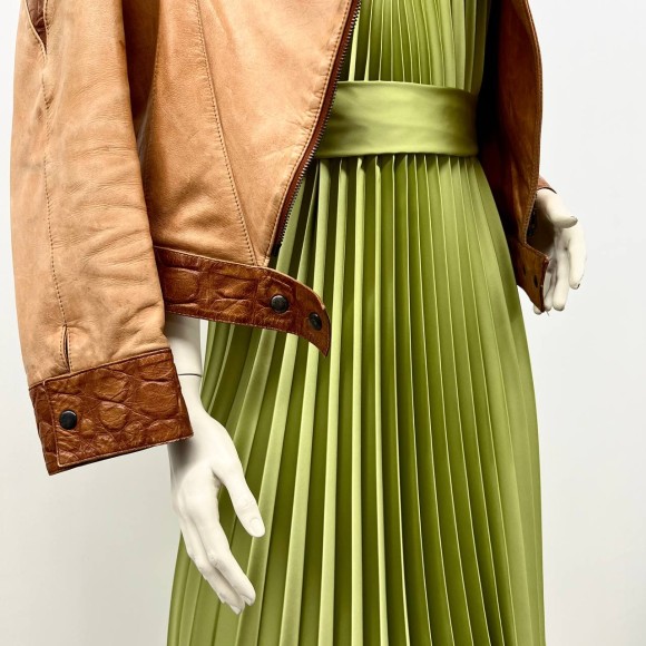 Гофре классика Армани фисташковый