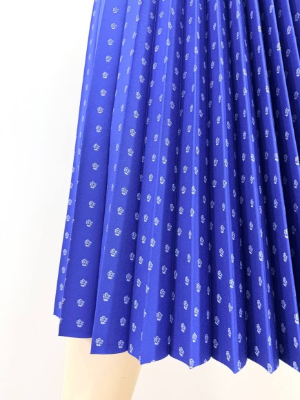 Гофре классика Кост. синяя в горох Гофре классика Кост. синяя в горох