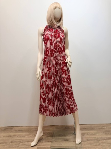 Гофре классика Плат. полоска + роза