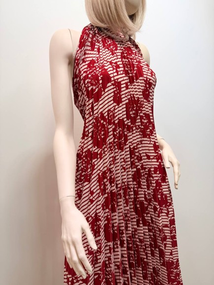 Гофре классика Плат. полоска + роза