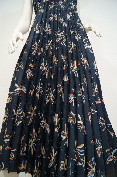 Гофре классика Атлас синий