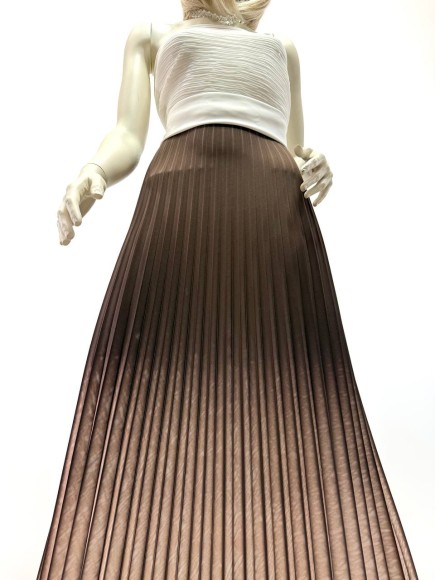 Гофре Плательная белый прокрас коричневый Гофре Плательная белый прокрас коричневый