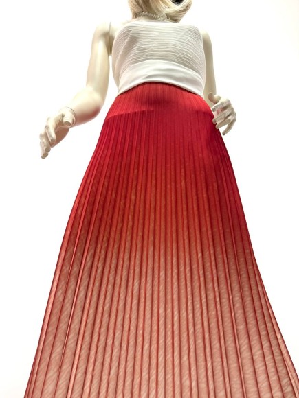 Гофре Плательная белый прокрас красный Гофре Плательная белый прокрас красный