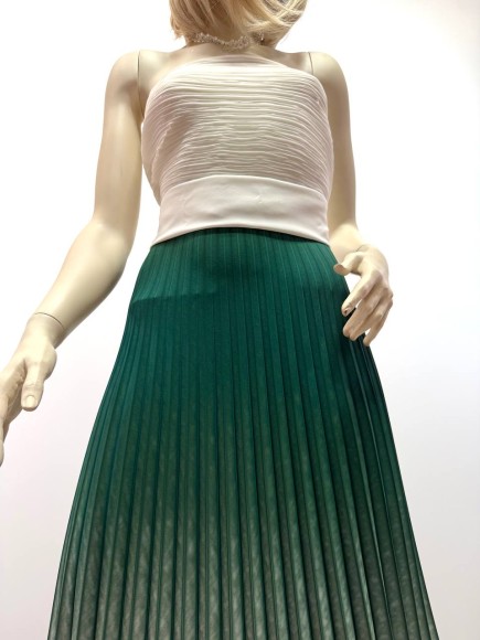 Гофре Плательная белый прокрас зеленый Гофре Плательная белый прокрас зеленый