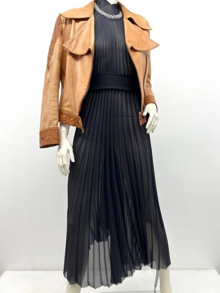 Гофре классика Шифон чернильный