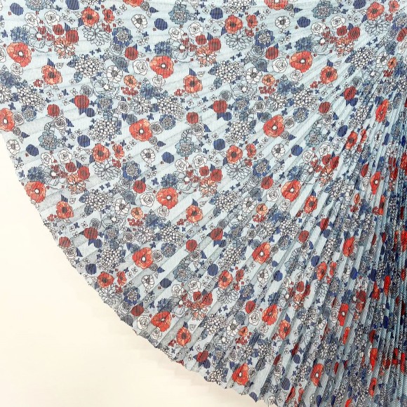 Гофре классика Органза цветочная