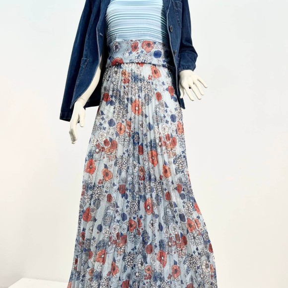 Гофре классика Органза цветочная